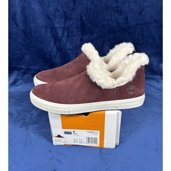 Timberland Pro Skyla Bay Slip-On Burgundy Suede - Picture 1 of 5